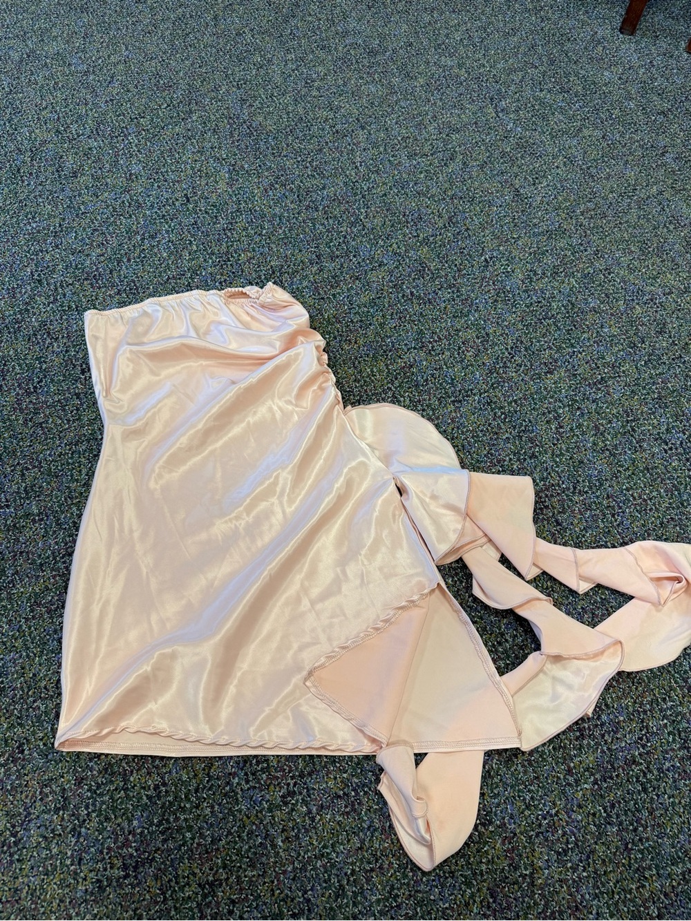 Satin Pink Women’s Dress